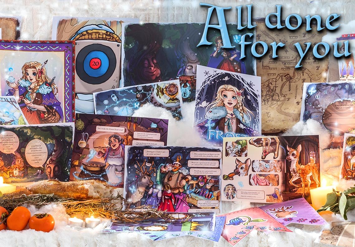 done-for-you-frost Magical Frost print and play kit contents