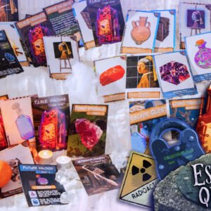 Escape Quest kids time travel escape room kit