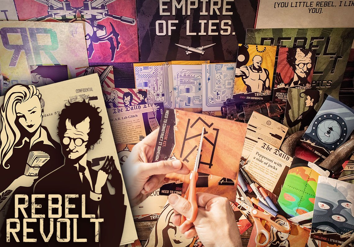 Rebel Revolt spy mission printable escape room kit, teen adult game India