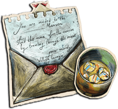 Envy letter and glass puzzle sample