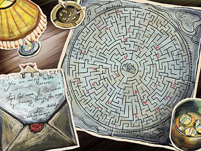 Envy hints maze puzzle