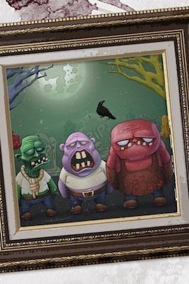 Escape Room Z zombie painting puzzle clue