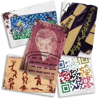 Clue cards that can be placed anywhere