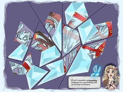 Frost hints ice dragon sculpture puzzle