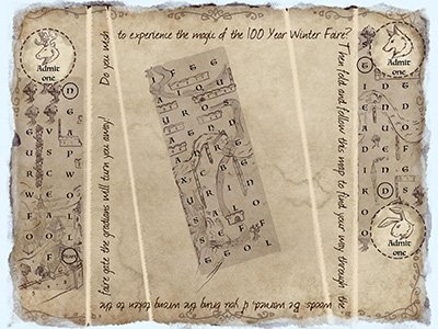 Frost hints forest maze puzzle