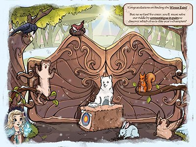 Frost hints fair gate animal puzzle