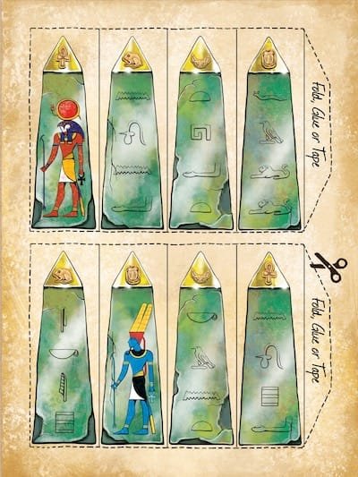 Lost Mummy hints obelisk pillar puzzle