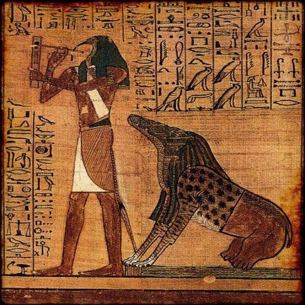 Ammut wall painting