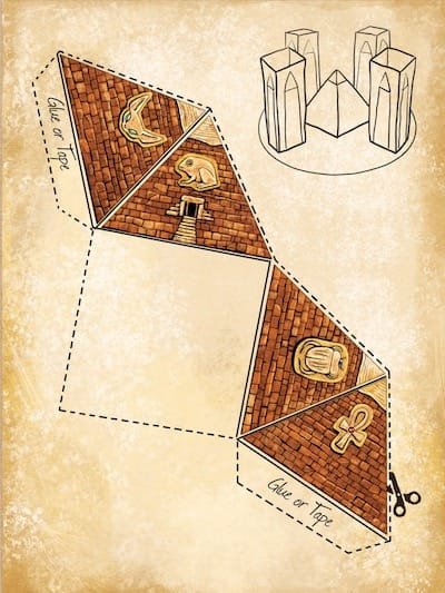 Lost Mummy hints pyramid construction puzzle
