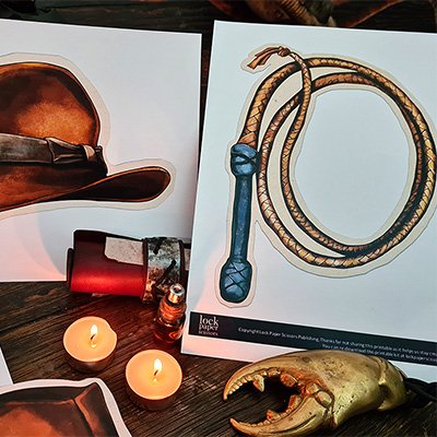 Lost Mummy photo booth props