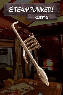 Steampunked quest card