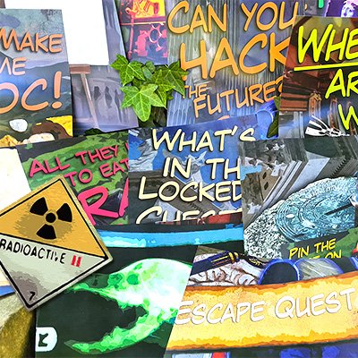 Escape Quest printable posters