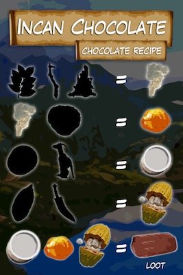 Incan Chocolate quest goal card