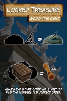 Locked Treasure quest goal card