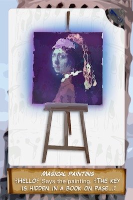 Canvas painting item