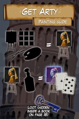 Get Arty quest goal card