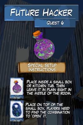 Future Hacker quest card